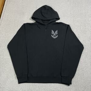 Halo Hoodie Mens Large Sweatshirt Xbox Video Game Infinite Graphic UNSC